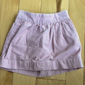Pink Corduroy Skirt